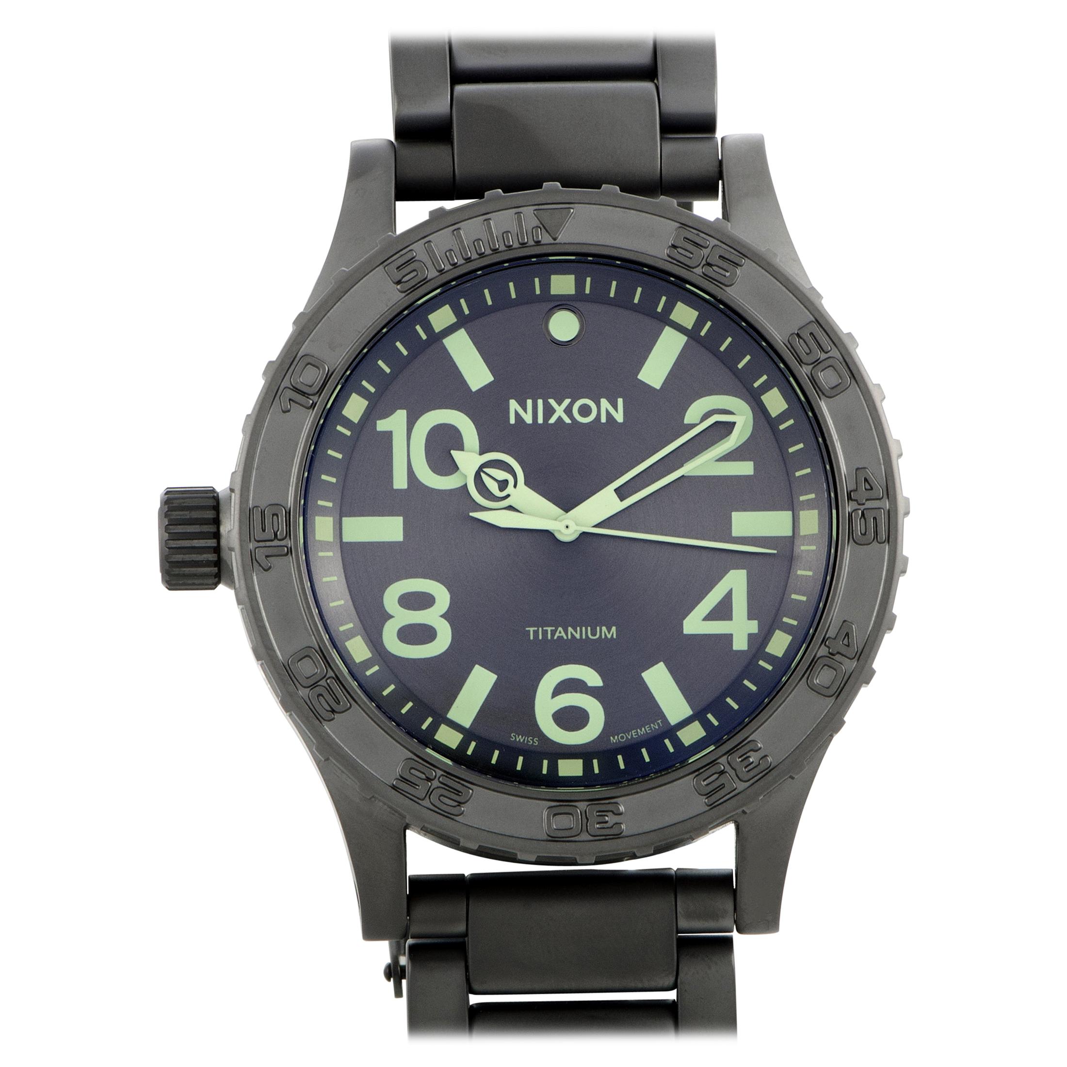 Nixon 51-30 TI Gunmetal Watch A351–1418