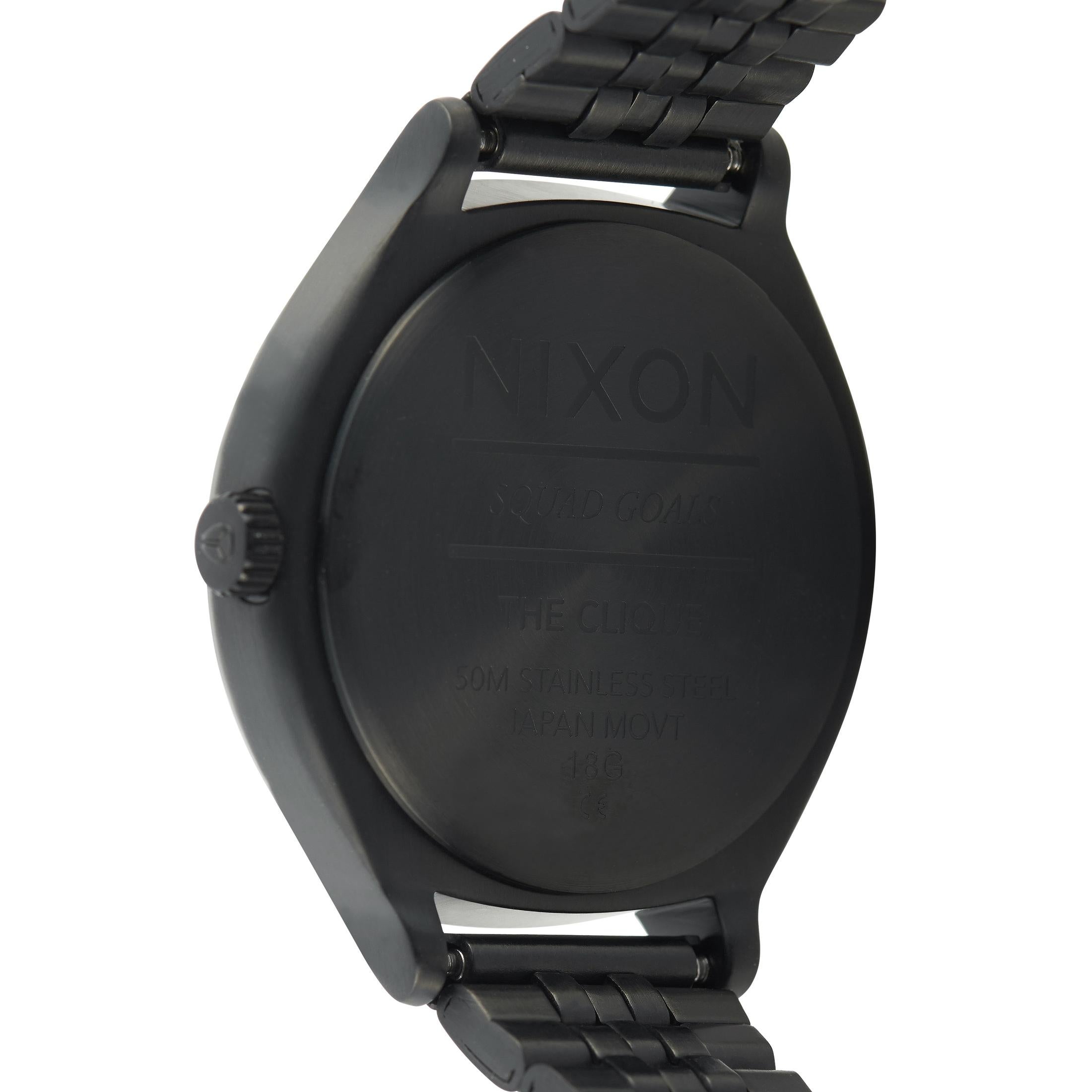 nixon black watch