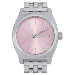 Nixon Medium Time Teller Silver/Pale Lavender Watch A1130-2878-00