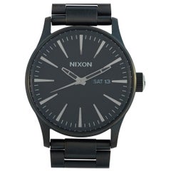 Nixon Sentry Black-Tone Stainless Steel Watch A356-001-00