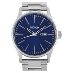 Nixon Sentry Stainless Steel Blue Dial Watch A356-1258-00