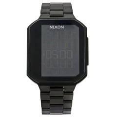 Nixon Synapse Chronograph Sensored Black PVD Steel Quartz Men's Watch A323-001