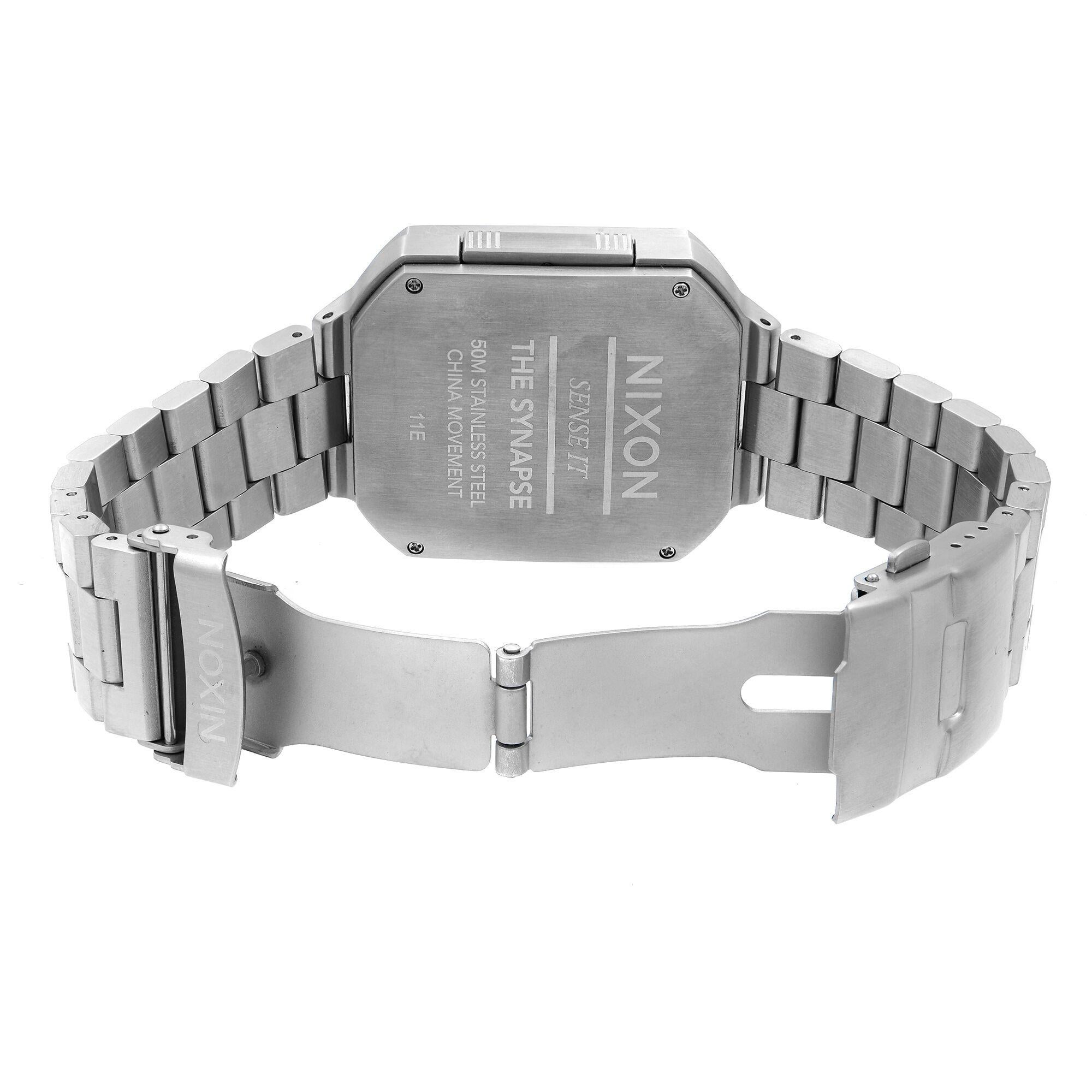 Nixon Synapse Sensor Digital Steel Quartz Men's Watch A323-000 For 