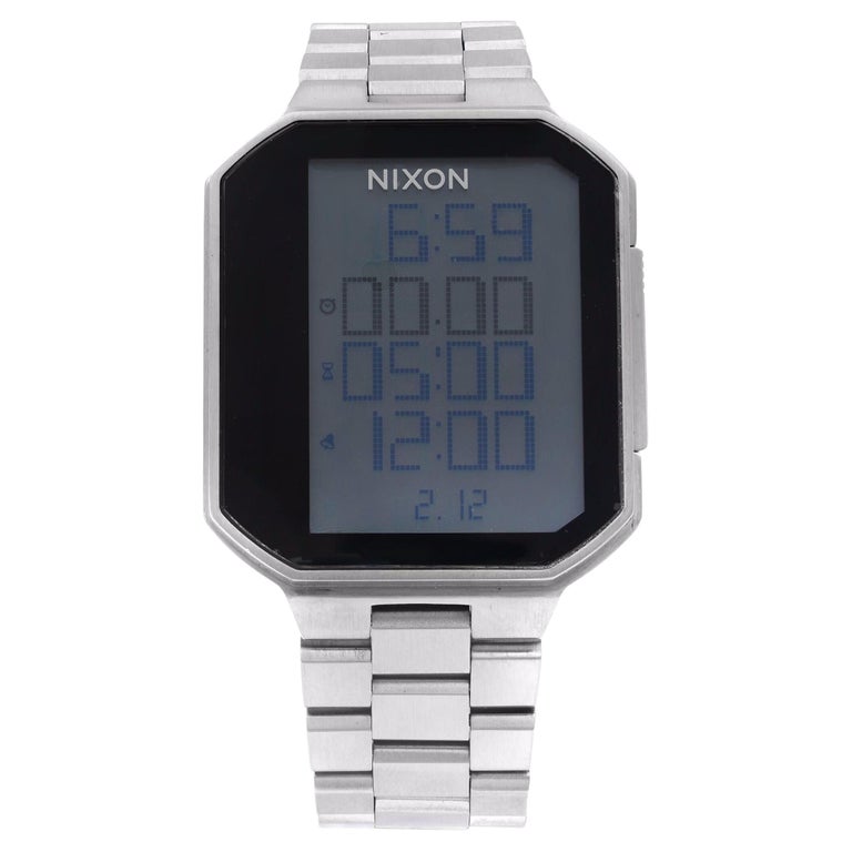 Nixon Synapse Sensor Digital Steel Quartz Mens Watch A323-000 For Sale at  1stDibs | men's nixon watch, nixon retro watch, sensor master watch