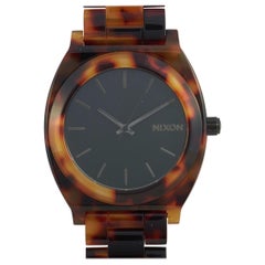 Nixon Time Teller Acetate Tortoise Watch A327-646-00