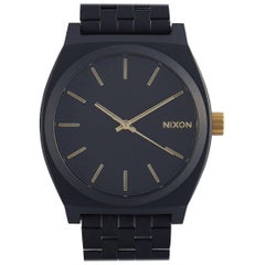 Nixon Time Teller Black-Tone Stainless Steel Watch A045-1041-00