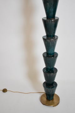 “Nizwa” dark turquoise floor lamp, Barracuda edition.