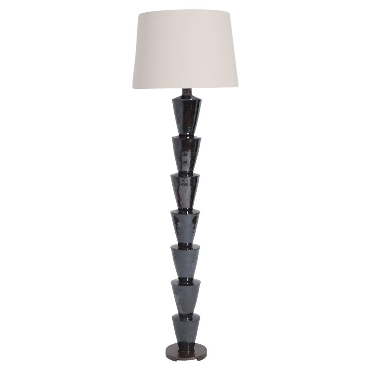 "Nizwa" Black Floor Lamp For Sale
