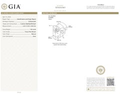 GIA Certified 1.06 Carat Fancy Pink-Brown Cushion Cut Diamond