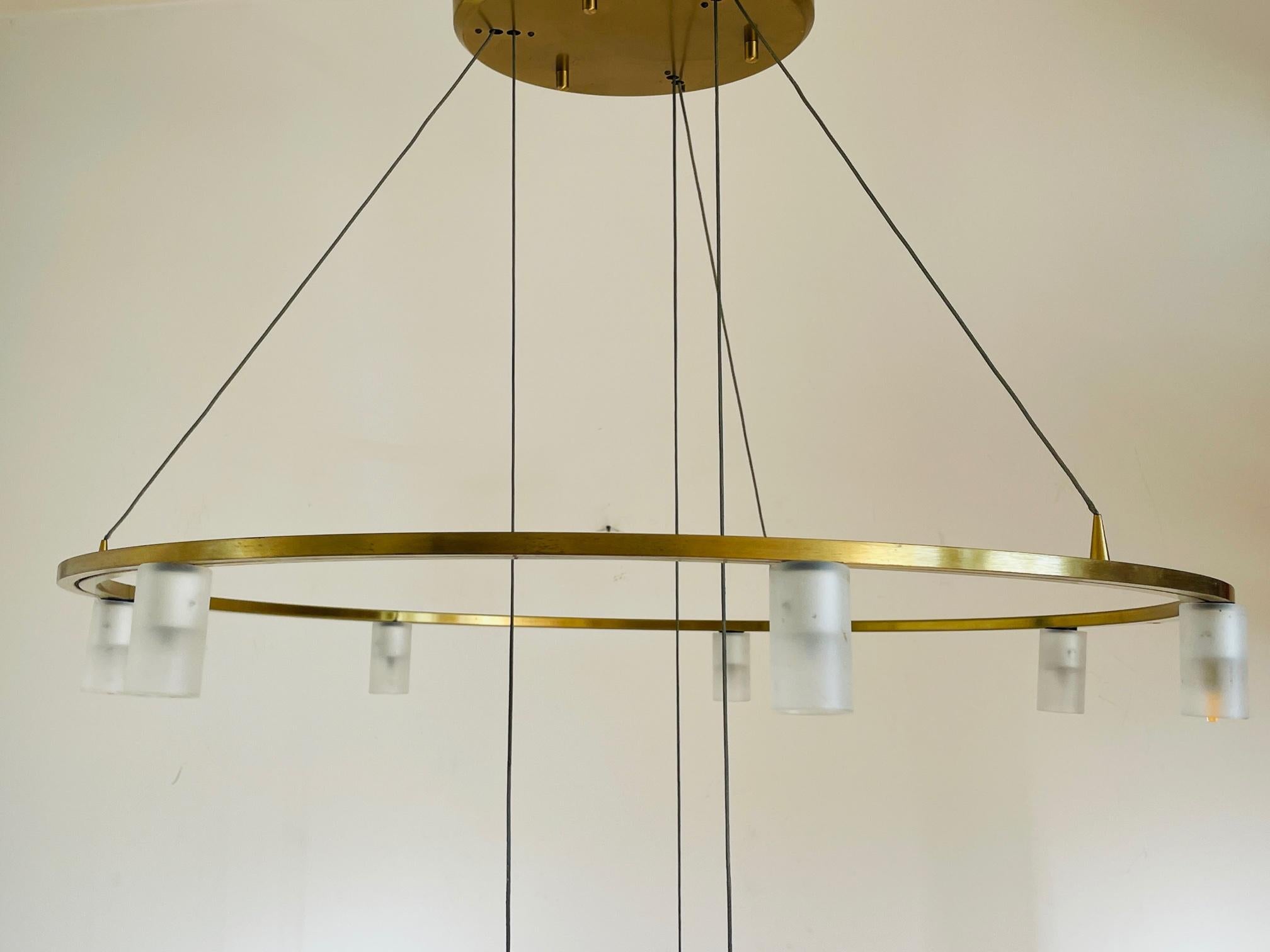 Nlicht Lamp, Adjustable Chandelier by N Licht Germany, Brass Pendant Unique Lamp For Sale 9