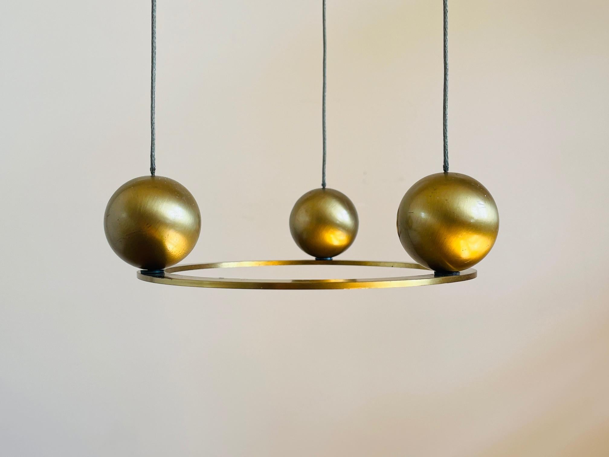 Nlicht Lamp, Adjustable Chandelier by N Licht Germany, Brass Pendant Unique Lamp For Sale 10