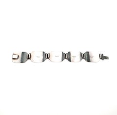 NM Thune Norway Sterling Silver Marriage Scenes Panel Bracelet