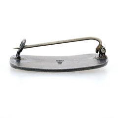 N.M Thune Wedding Parade Brooch, Sterling Silver Norwegian Pin