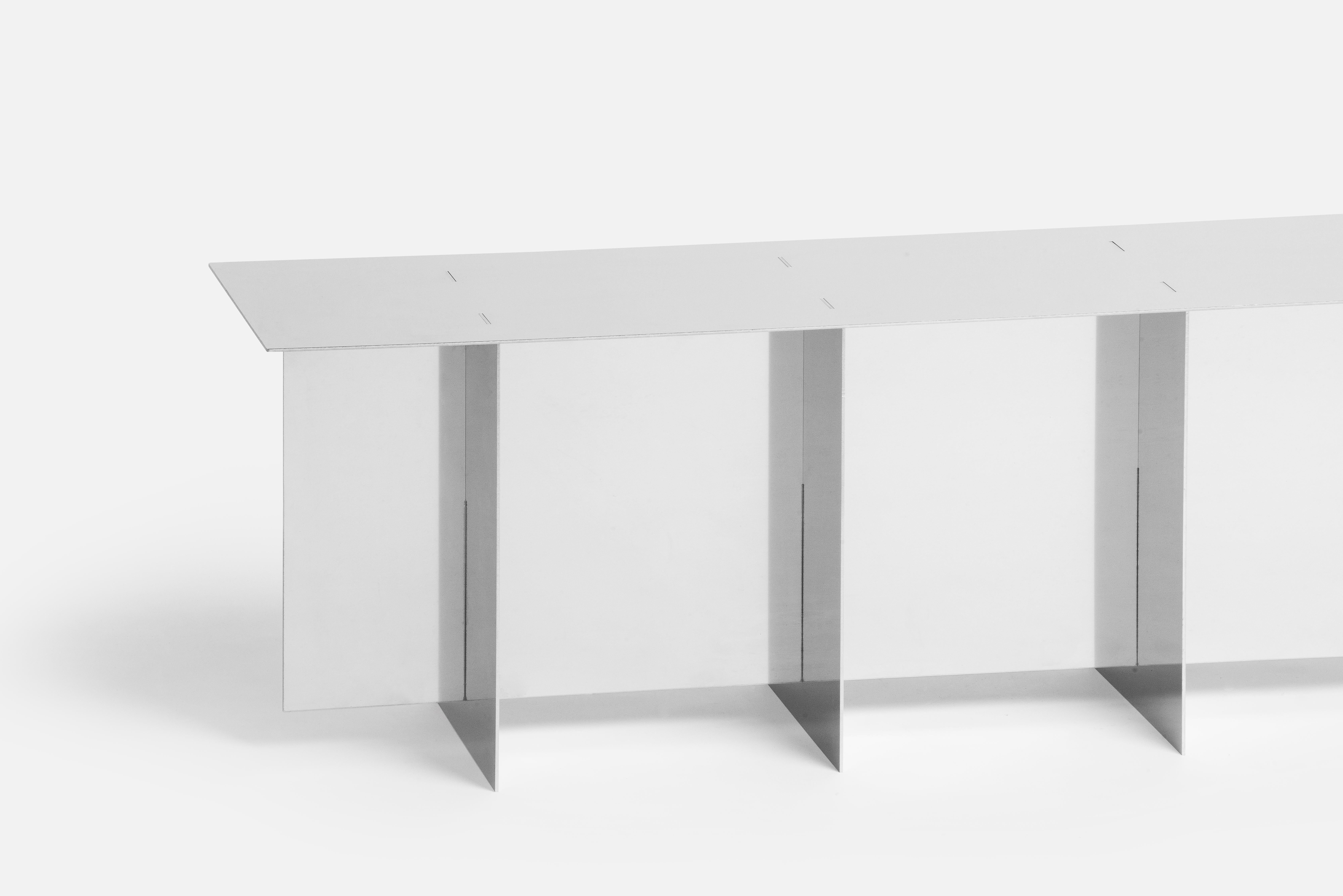 Italian NM01 Stainless steel Bench  For Sale