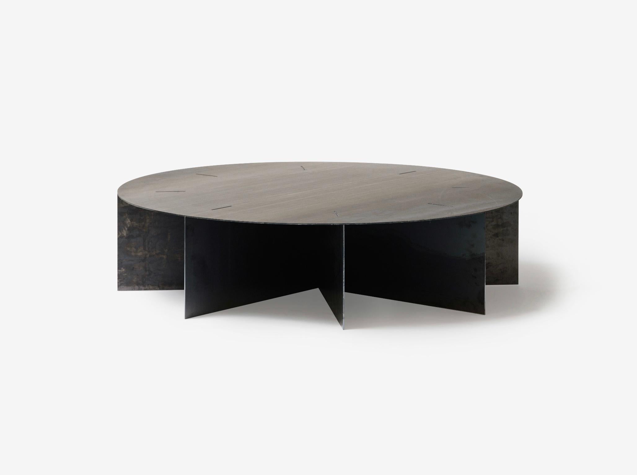 Galvanized NM02  stainless steel coffee table For Sale