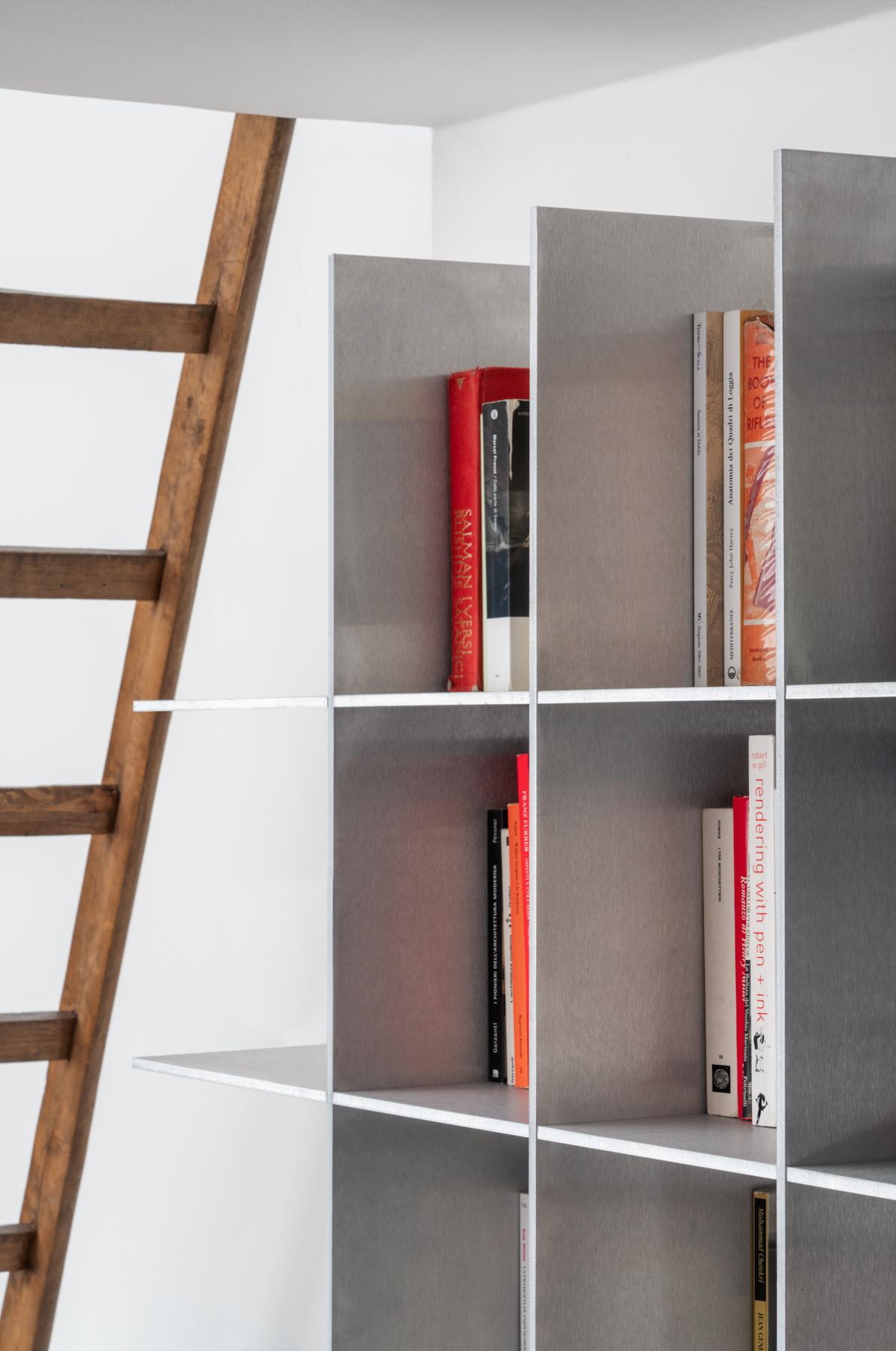 Modern NMSK, Alu Dry Joint Bookcase For Sale