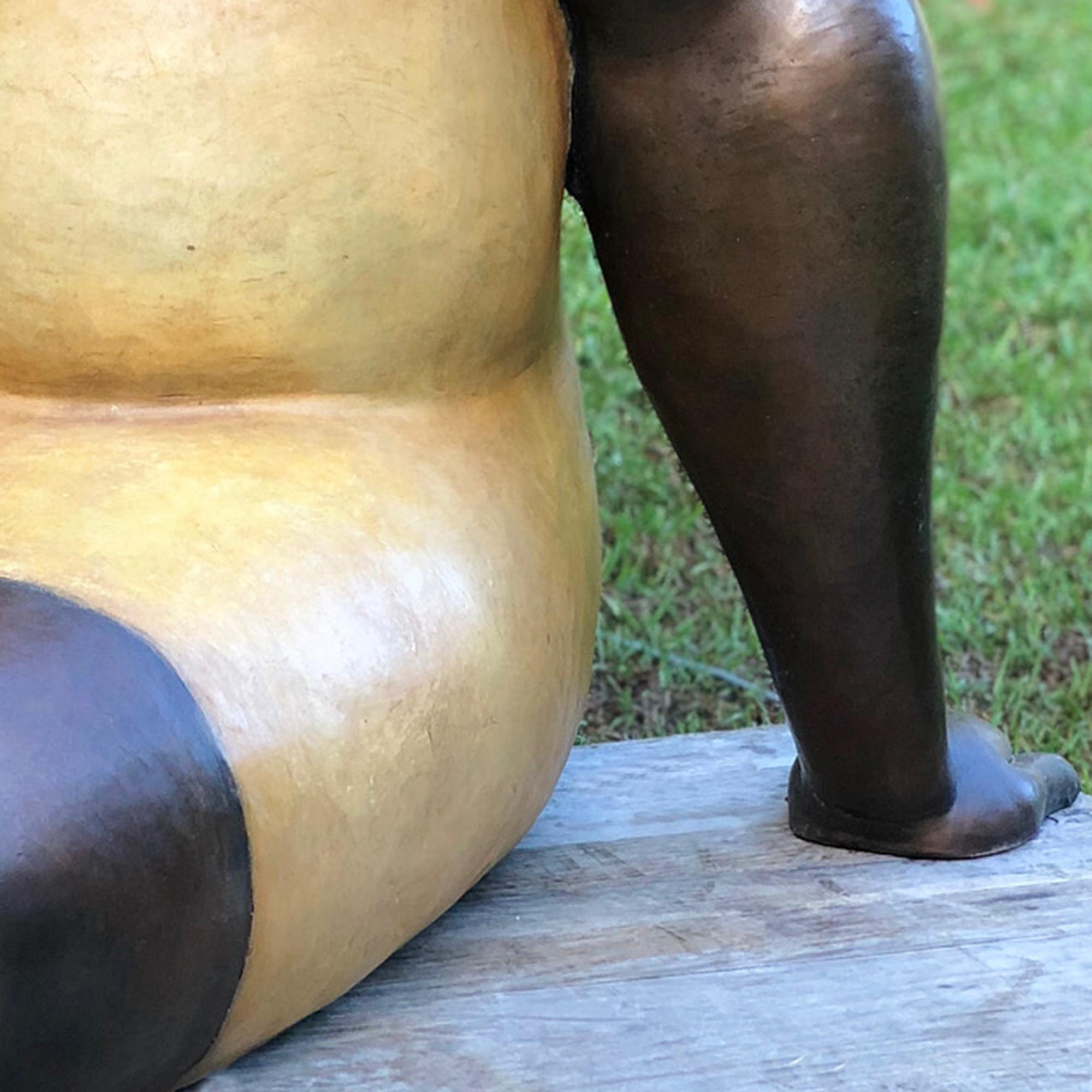 Escultura de bronce fundido 
