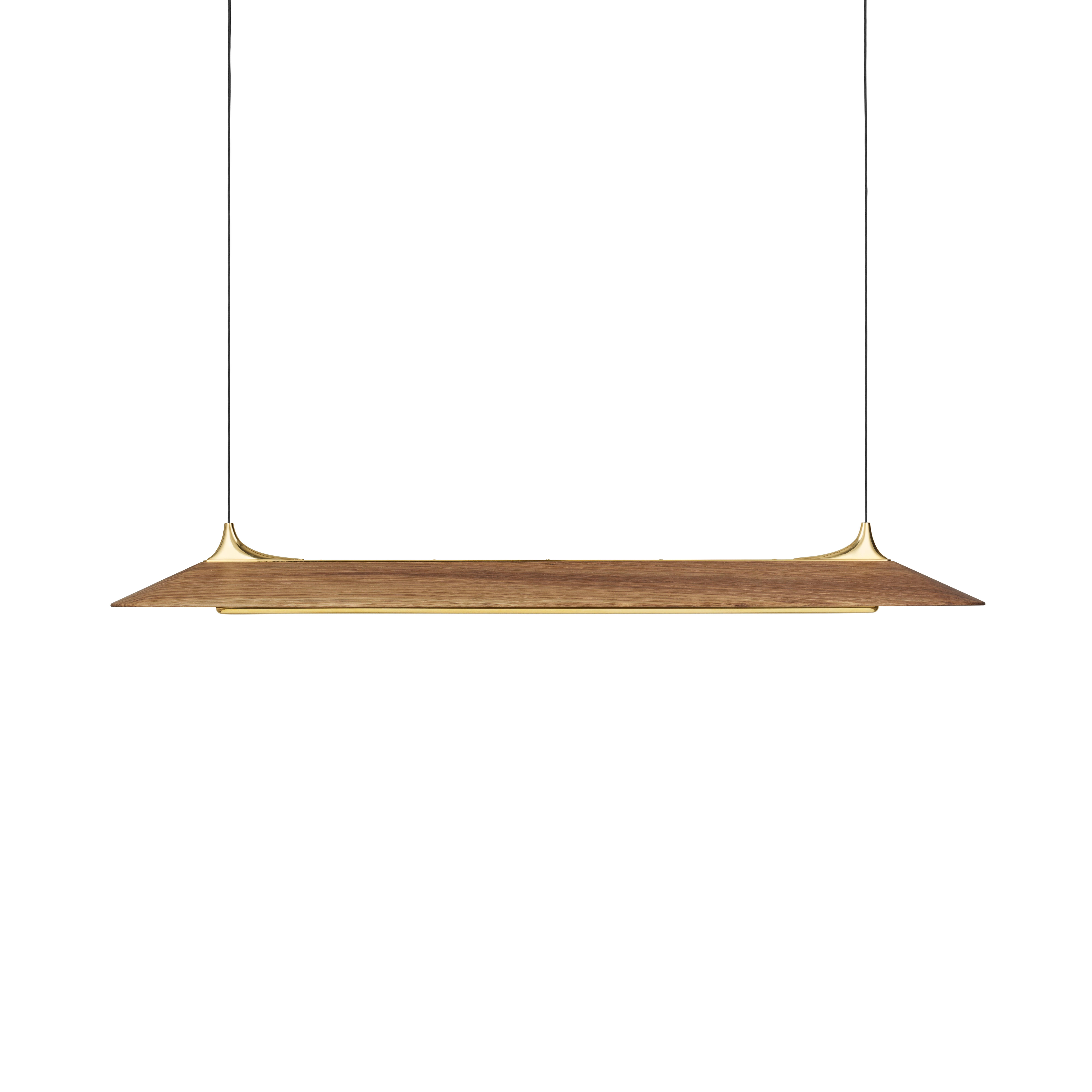XXI secolo e contemporaneo Lampada a sospensione in legno di olmo n. 1 di MERNØE in vendita