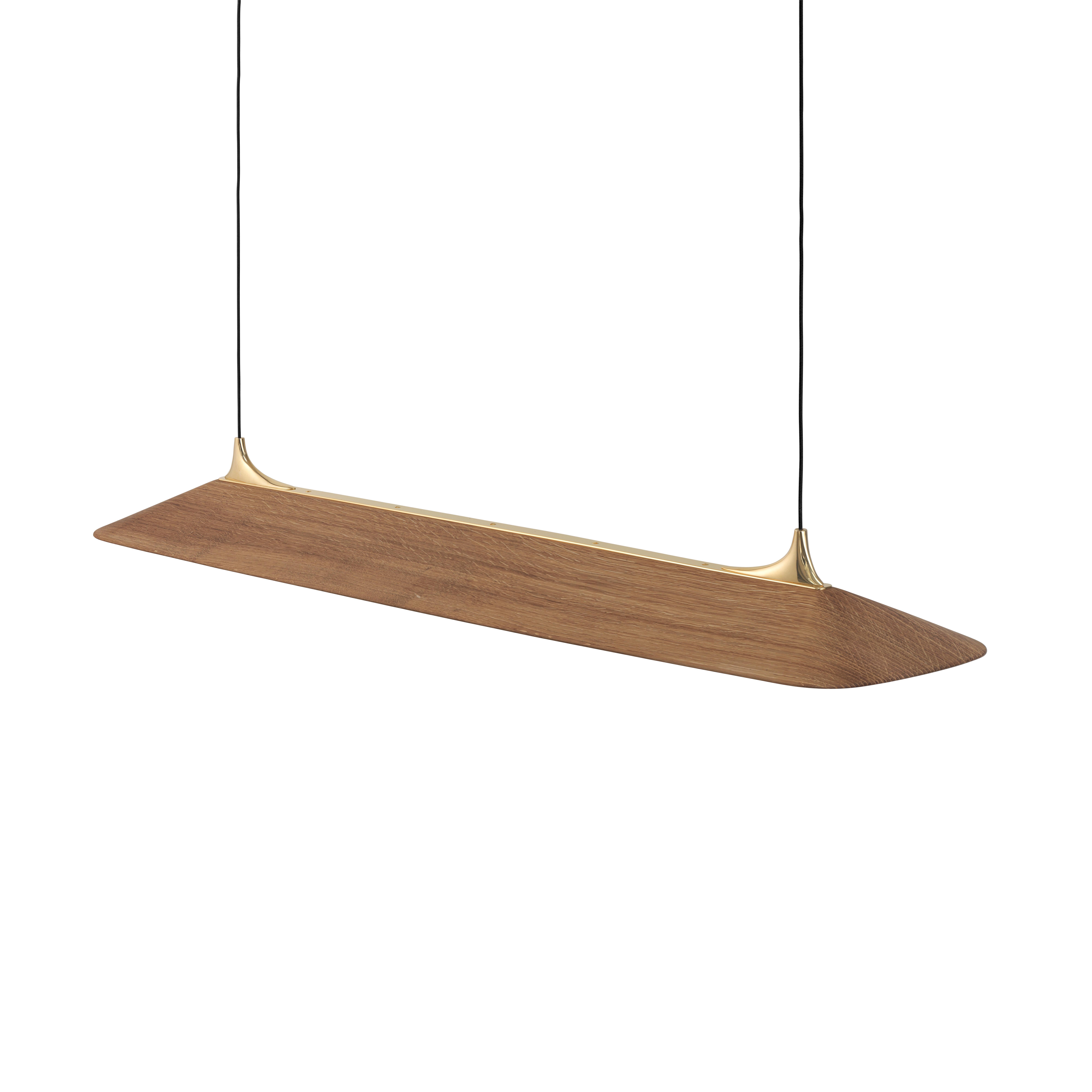 Lampada a sospensione in legno di olmo n. 1 di MERNØE in vendita 1