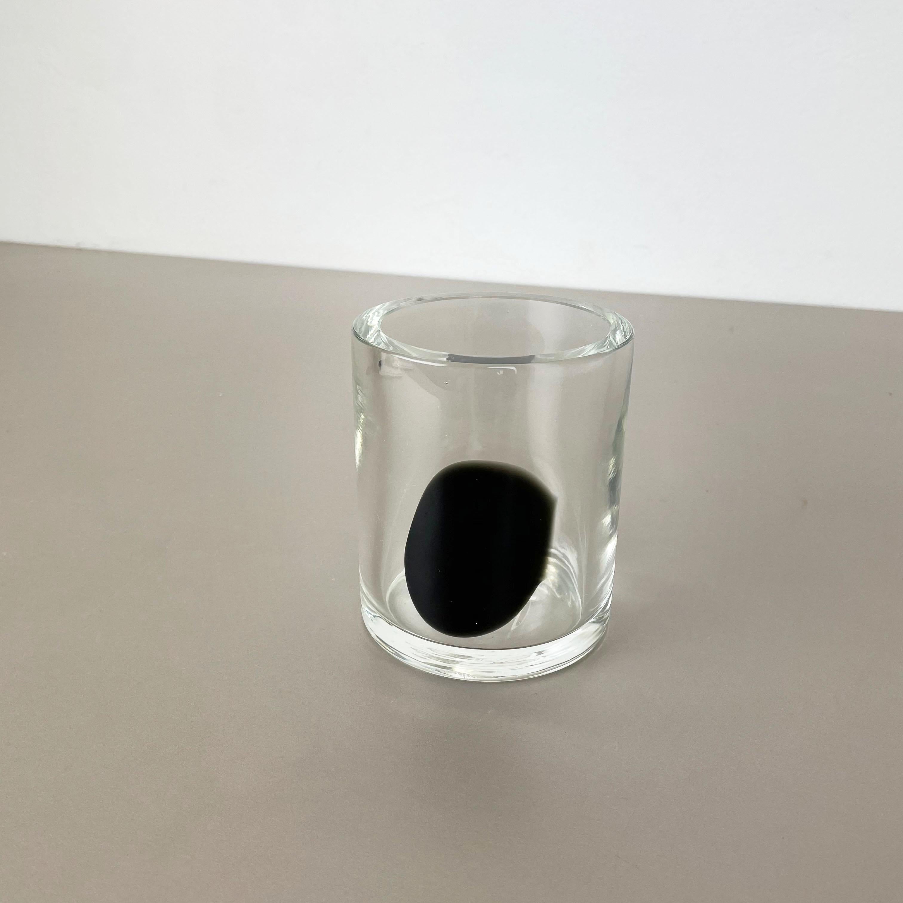 Italiano N. 1 Nuovo Vecchio Stock Grande Vaso in vetro di Murano da 1,2 kg Antonio da Ros Cenedese, anni '70 in vendita