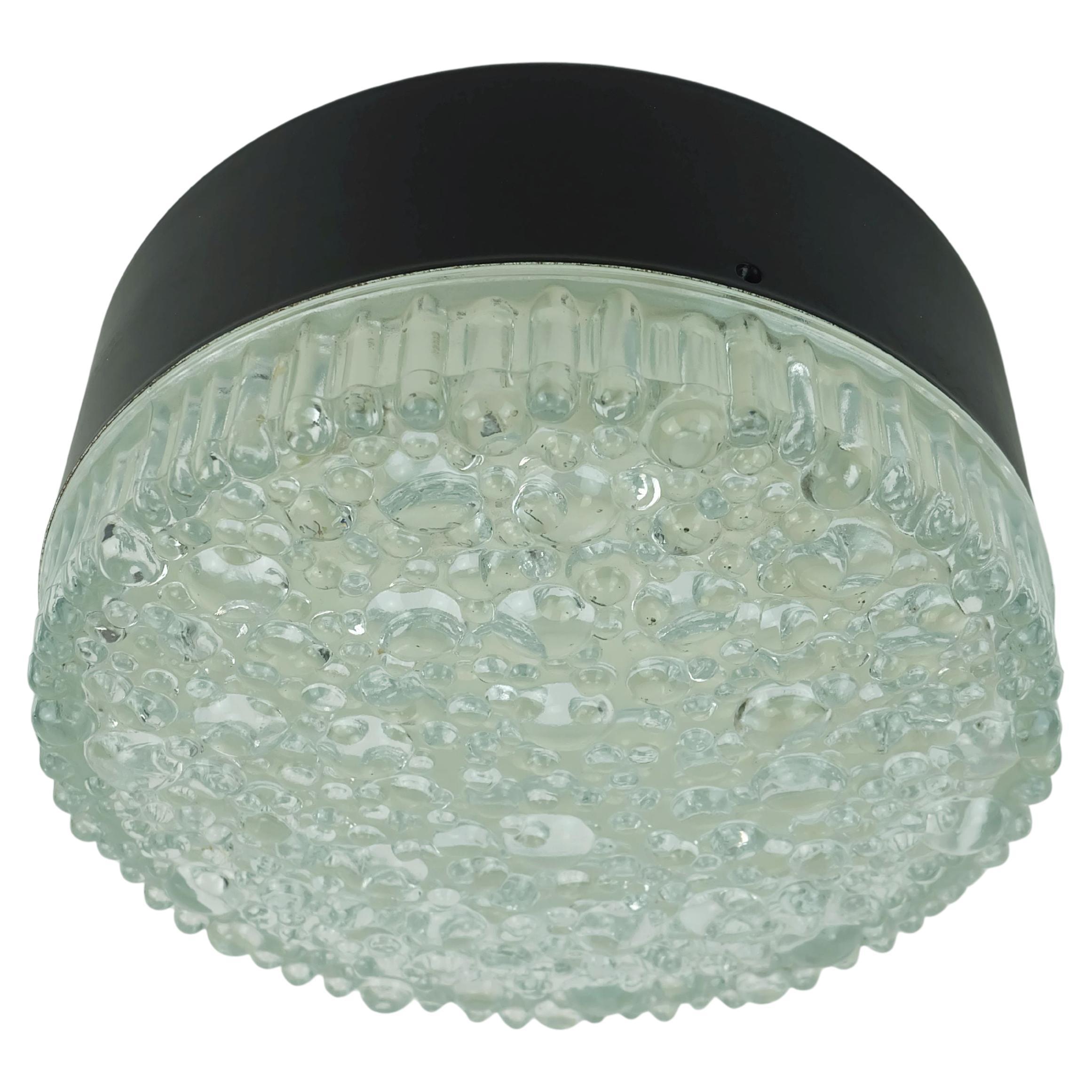 n° 1 de 2 - STAFF plafonnier ou applique modèle A 226 verre bulle 60s 70s 1 de 2 - STAFF plafonnier ou applique murale modèle A 226 verre bullé années 60 70