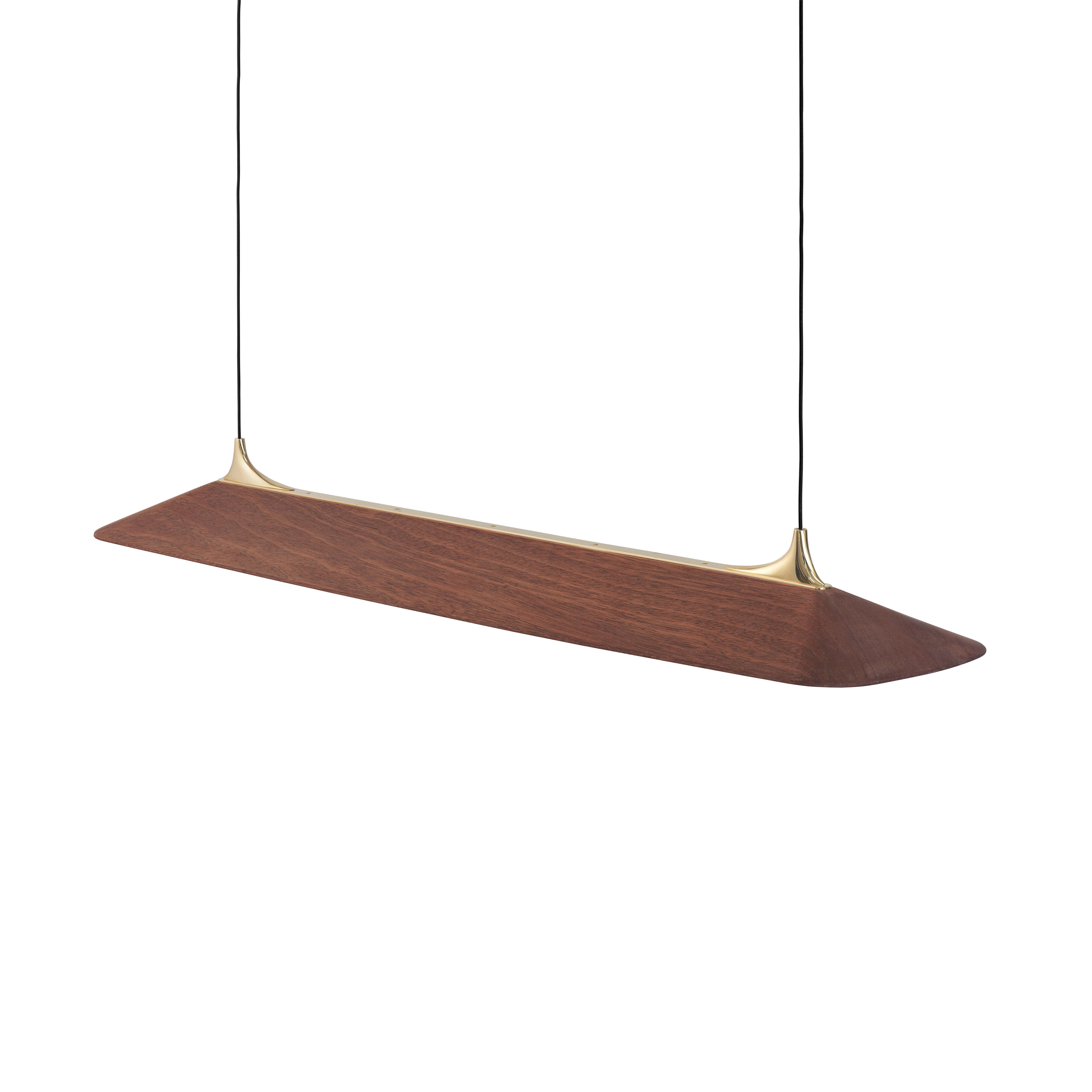 N. 1 Lampada a sospensione in legno di mogano Sipo di MERNØE in vendita 6