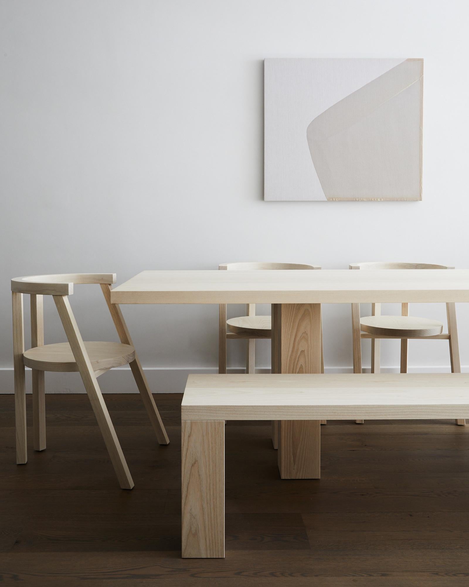 Bleached Nº 101 Dining Table by Amee Allsop For Sale
