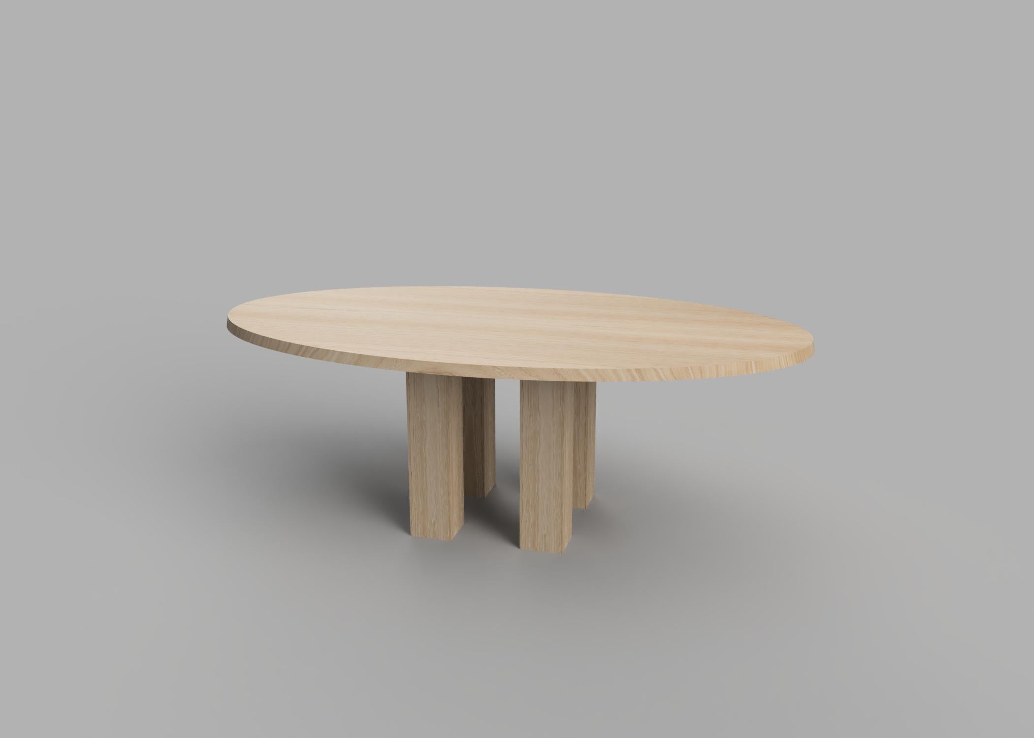 American Nº 119 Oval Dining Table by Amee Allsop For Sale