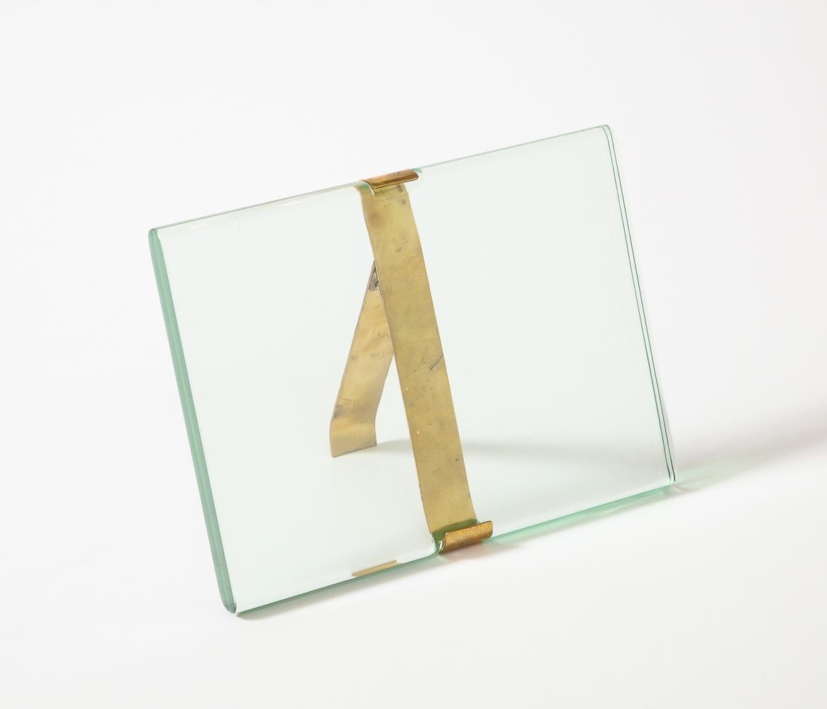 Mid-Century Modern No 1371 Picture Frame by Pietro Chiesa for Fontana Arte For Sale
