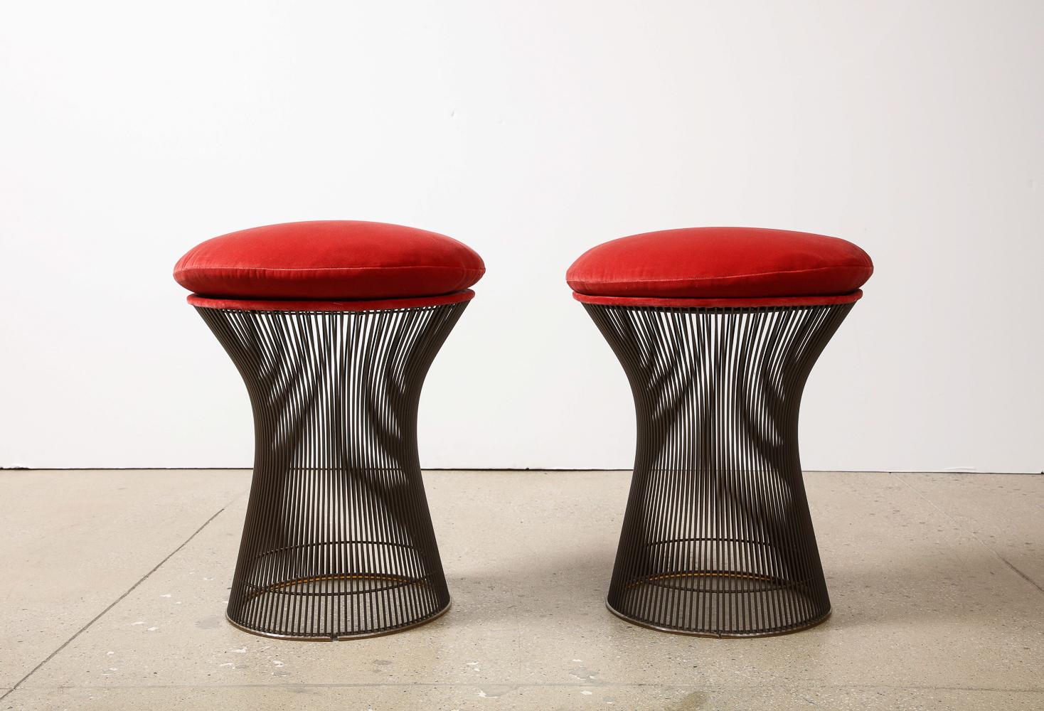 No. 1719 Stools by Warren Platner In Good Condition For Sale In New York, NY