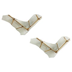 No. 1844, Rare Pair of Sconces by Max Ingrand for Fontana Arte