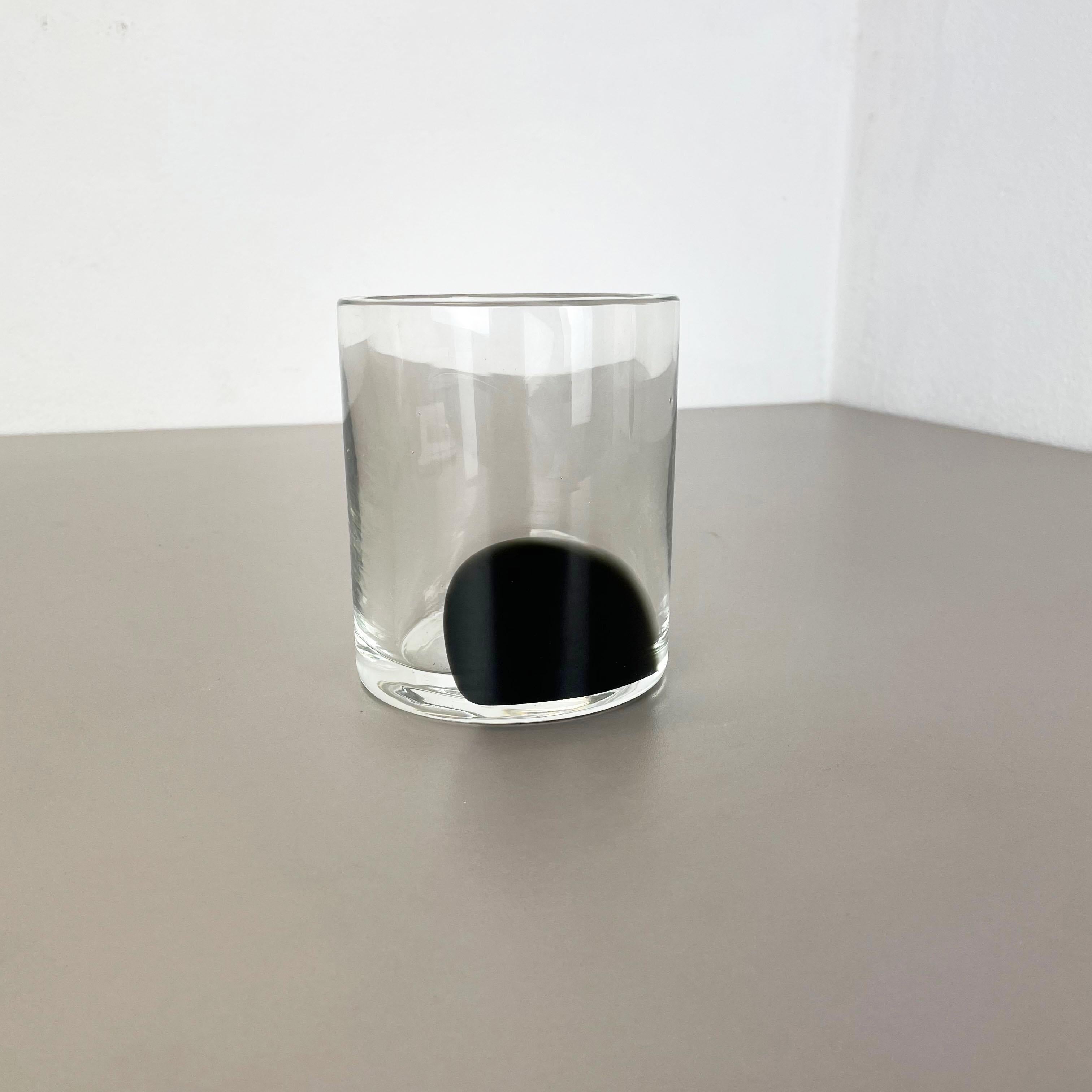Italiano No. 2 Nuovo Vecchio Stock Grande Vaso in vetro di Murano da 3,1 kg Antonio da Ros Cenedese, anni '70 in vendita