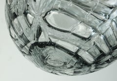 no. 2 of 2 - elegant doria PENDANT LAMP  clear and smoke grey 60s 70s