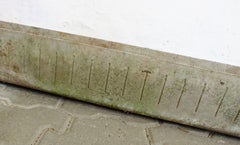 no 2 of 2 - rectangular 100cm mid century fiber cement PLANTER willy guhl era