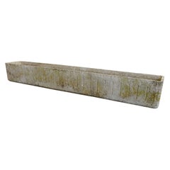 no 2 of 2 - rectangular 100cm mid century fiber cement PLANTER willy guhl era