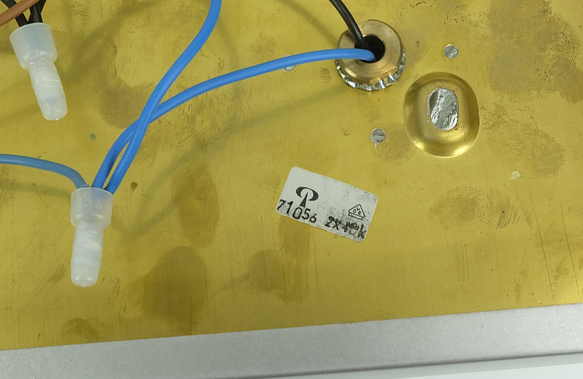 Metà XX secolo no. 2 di 2: SCONCE vintage di metà secolo di Peill & Putzler con 2 cubi di vetro anni '60/'70 in vendita