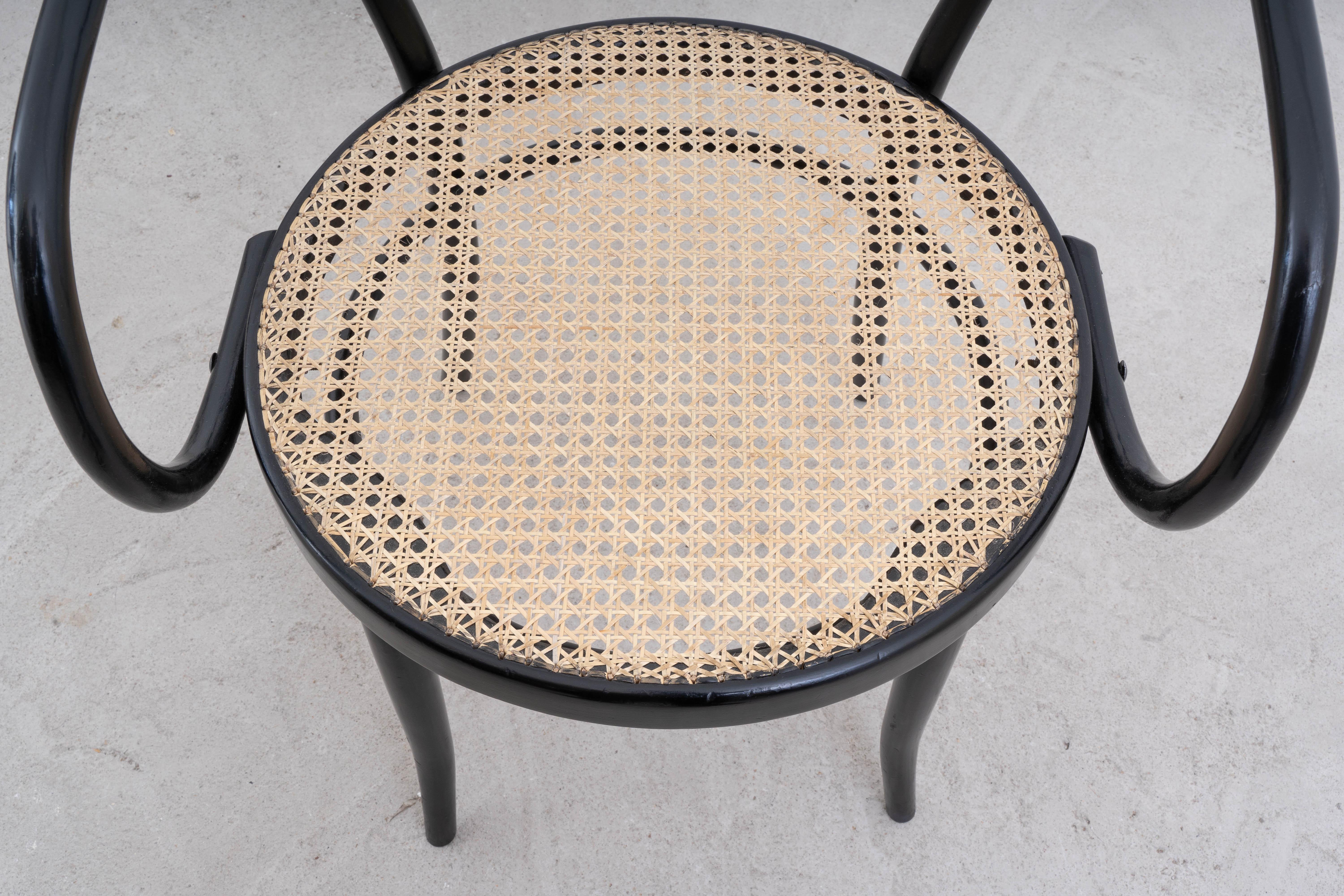 No. 209 Armchairs in Beech by Michael Thonet for Thonet, 1890s, Set of 4 4