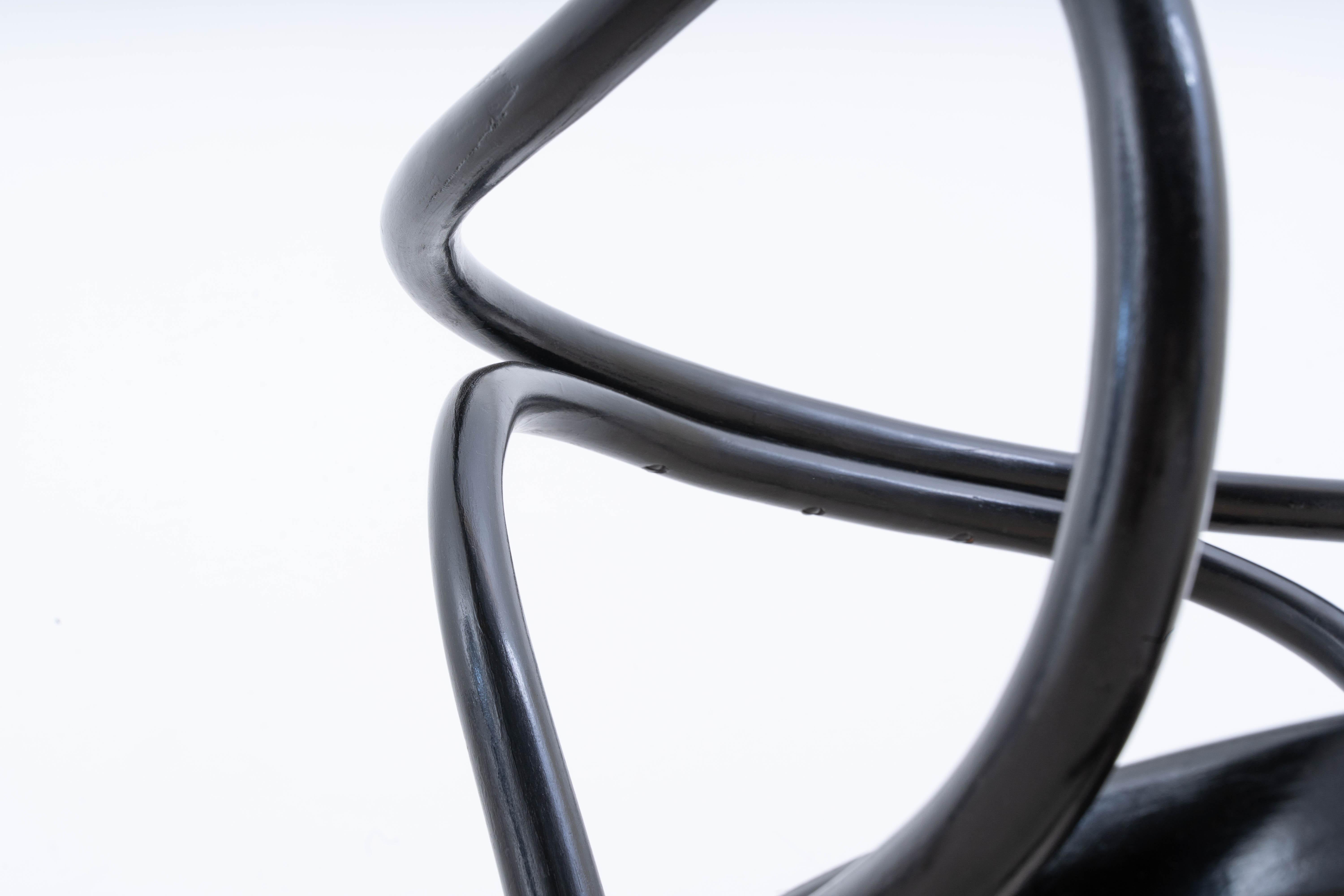 No. 209 Armchairs in Beech by Michael Thonet for Thonet, 1890s, Set of 4 1
