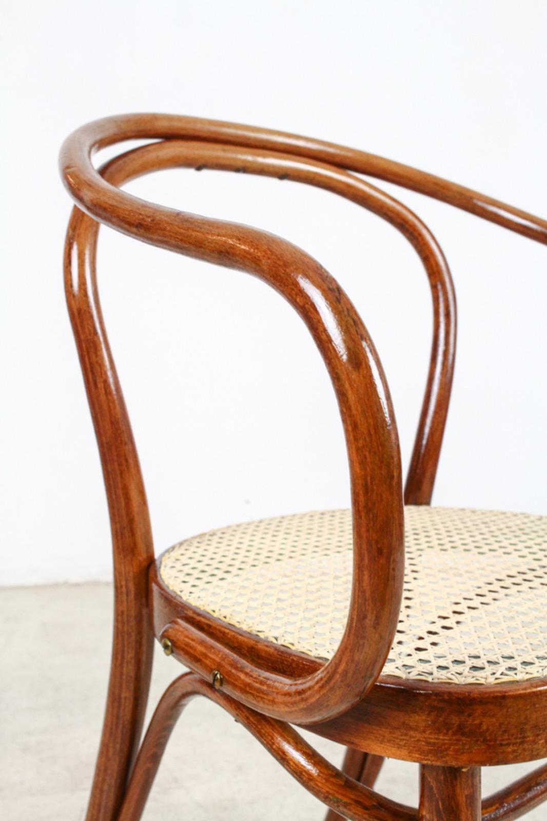 No. 209 Vienna Bentwood Armchair by August Thonet for Thonet For Sale 4