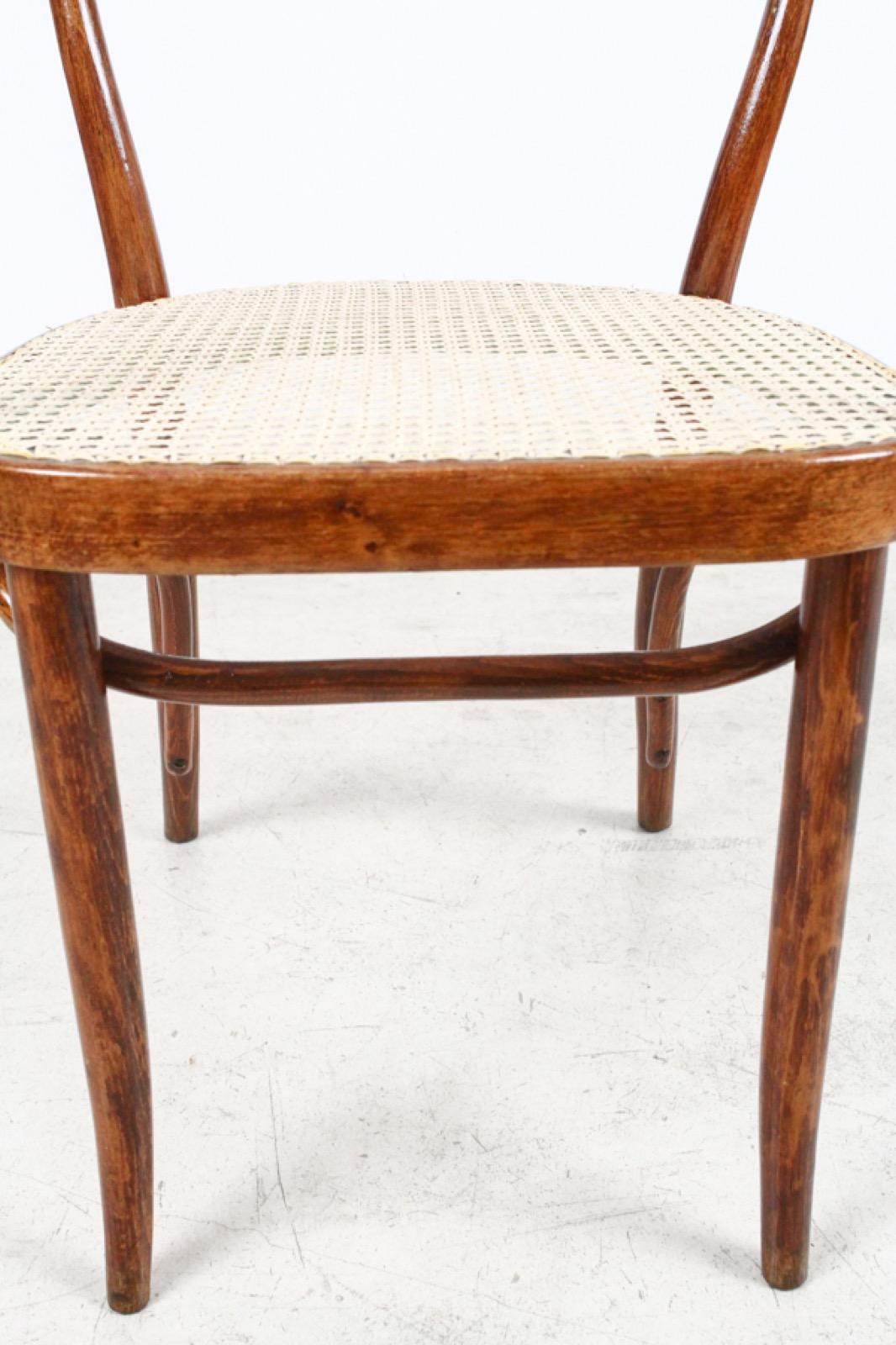 No. 209 Vienna Bentwood Armchair by August Thonet for Thonet For Sale 1
