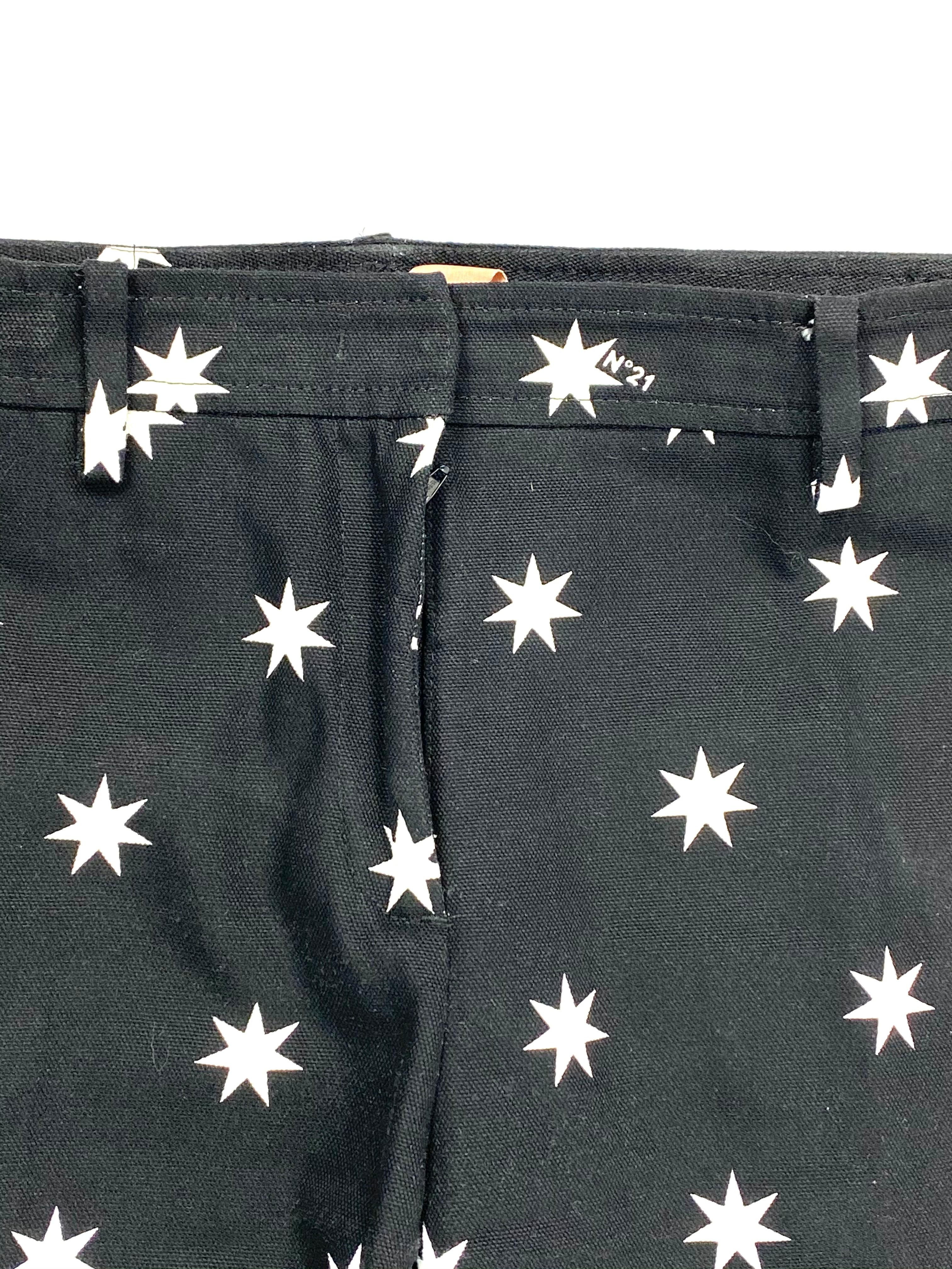 black and white star pants