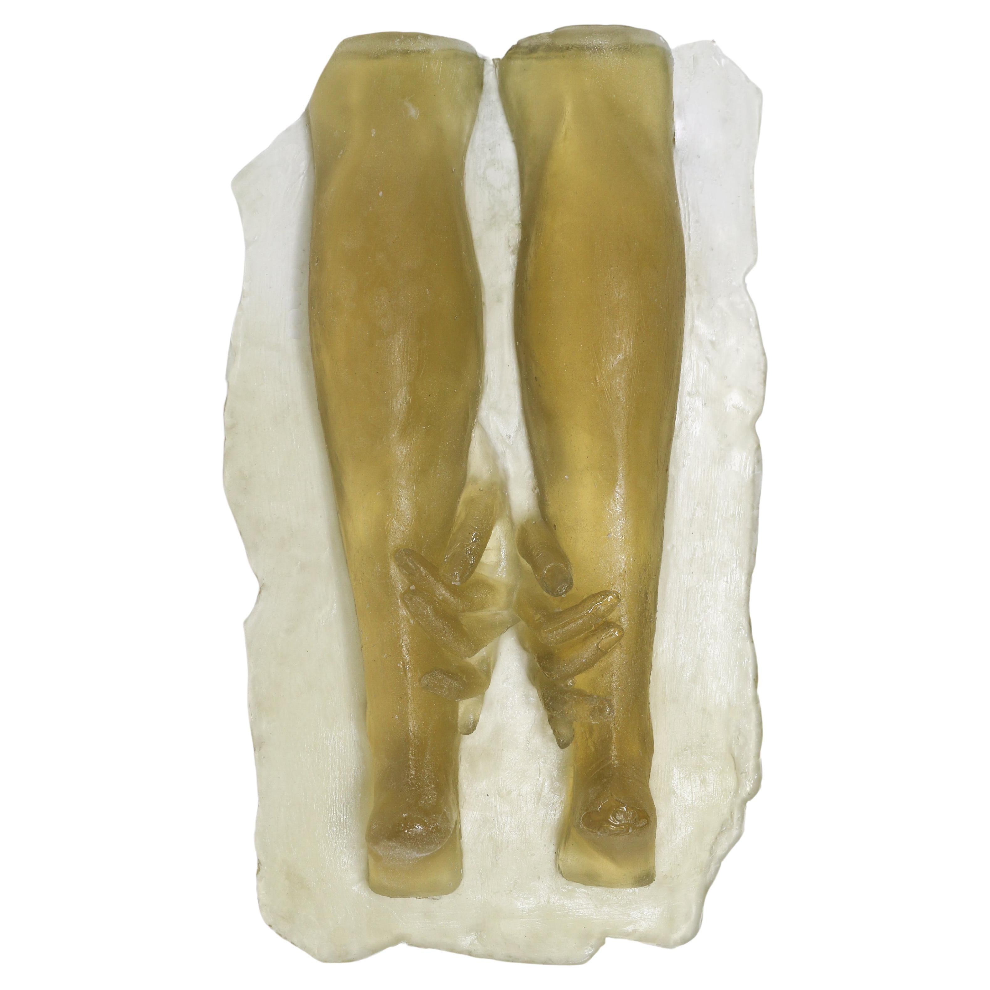 No. 21 In Sun - Female's Legs Art Sculpture Resin