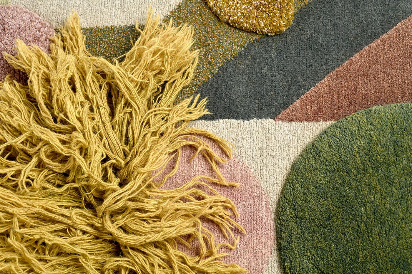 Handgeknüpftes Textilplakat Nr. 219 von Lyk Carpet (Postmoderne) im Angebot