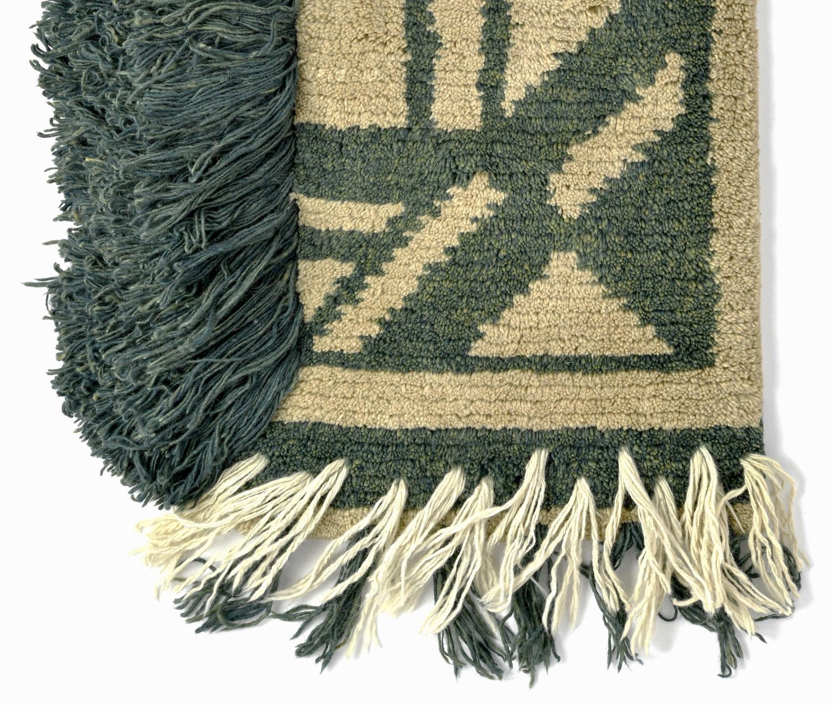 Handgeknüpftes Textilplakat Nr. 220 von Lyk Carpet (Nepalesisch) im Angebot