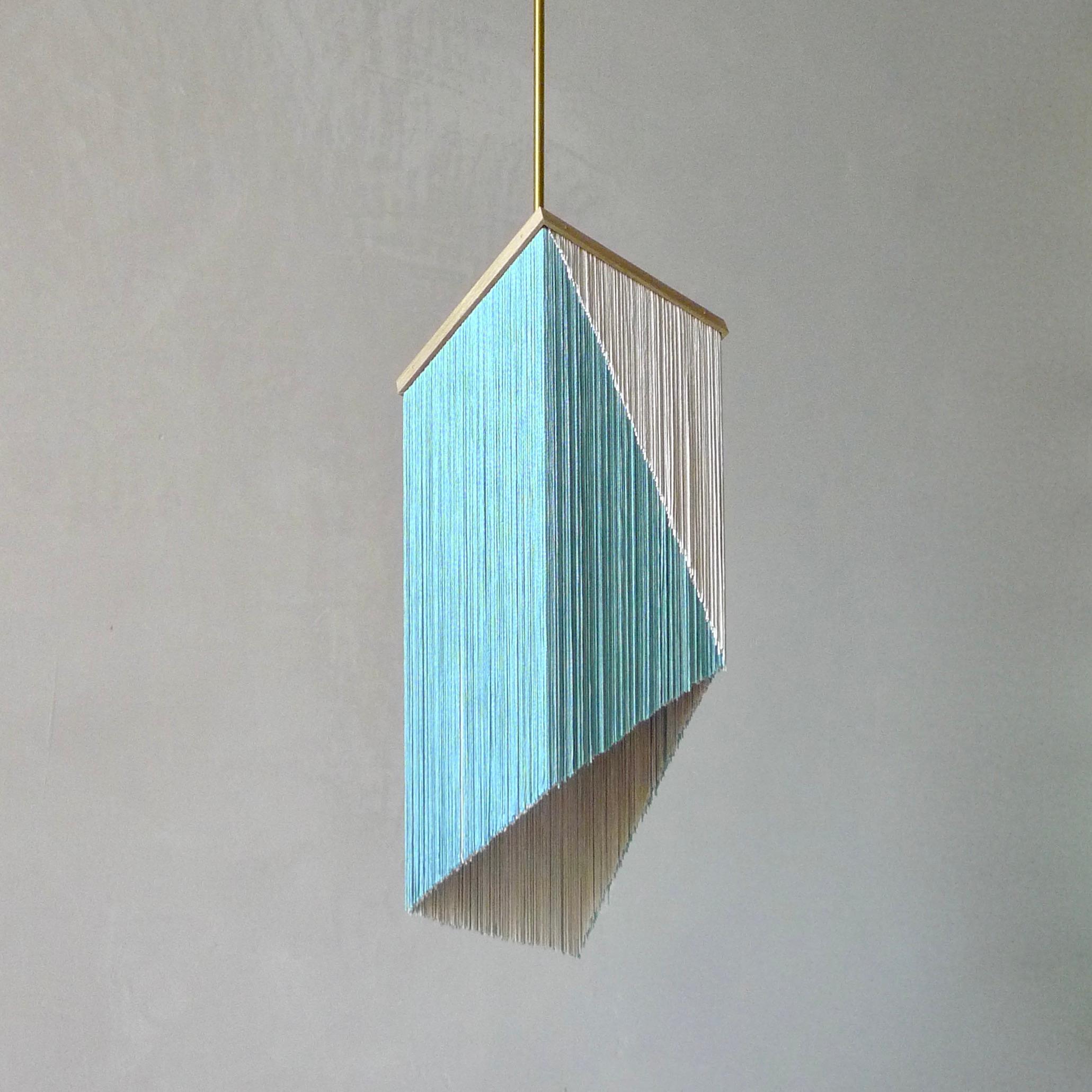 Lampada a sospensione quadrata geometrica No.25 B Greene & Beige Multi di Sander Bottinga In condizioni Nuovo in vendita a Geneve, CH