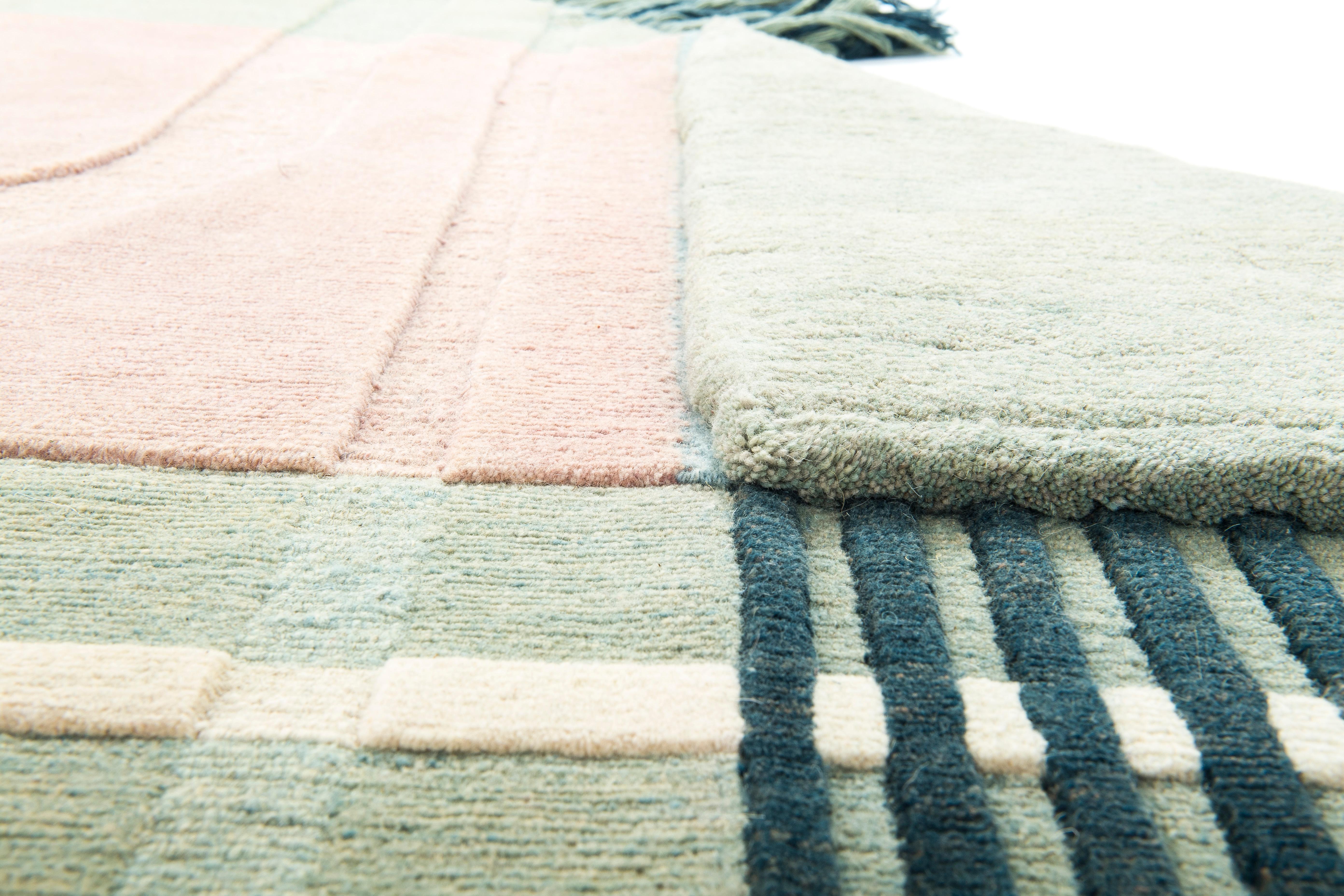 Nepalese No. 256 Medley Hand-Knotted Rug by Lyk Carpet