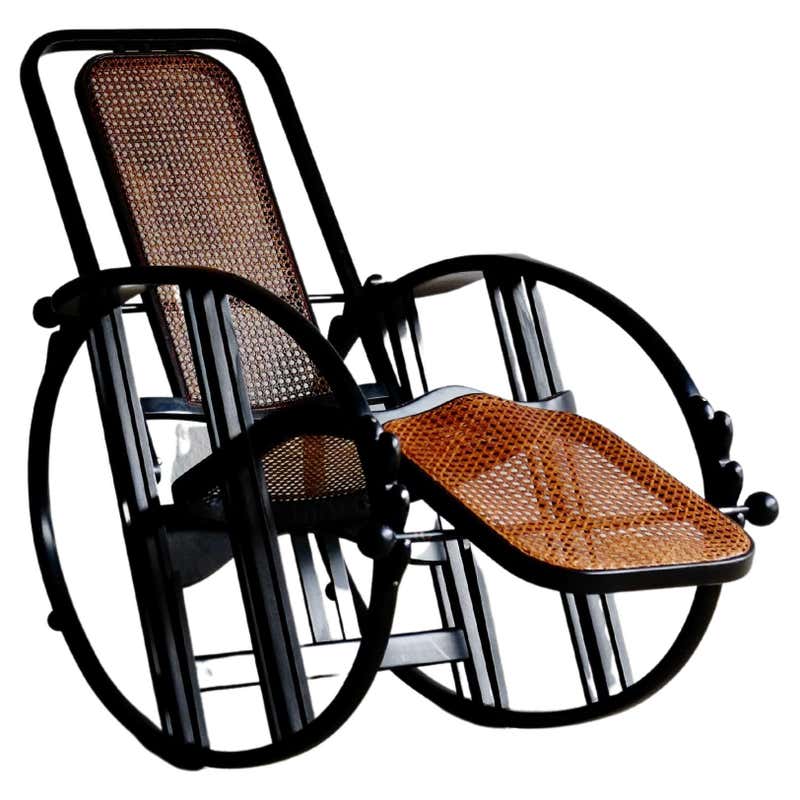 Springer Rocking Chair Art Deco Machine Age Wolfgang Hoffmann for Howell Cantilevered Springer ...