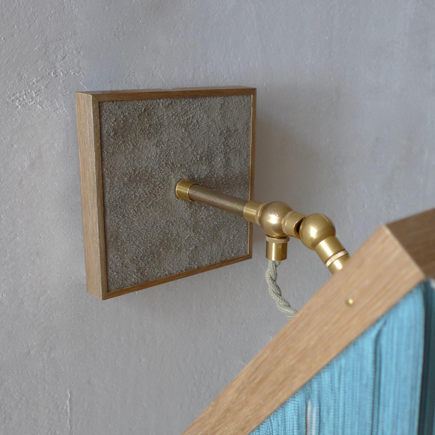 Brass No. 27 Square Wall Lamp by Sander Bottinga For Sale