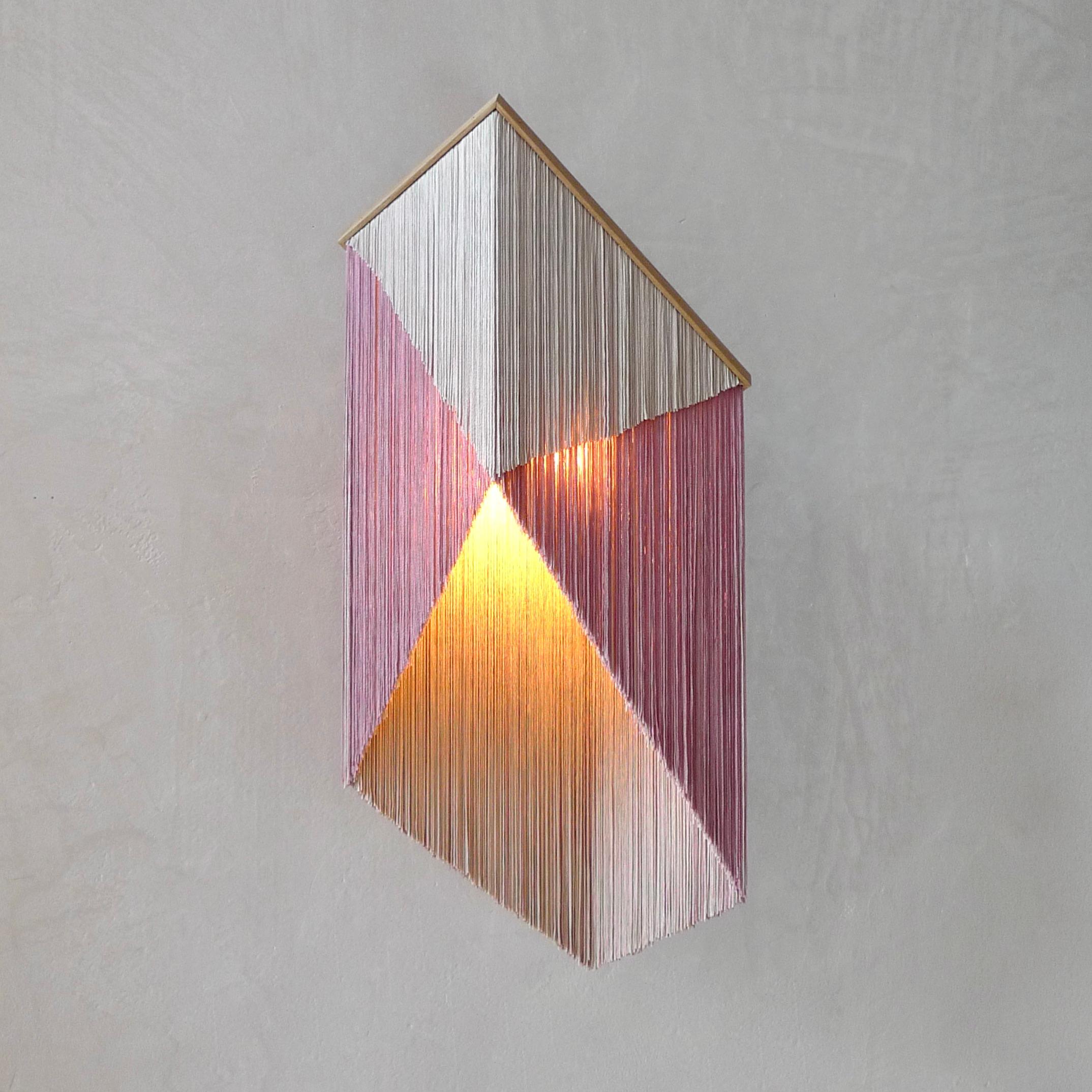 Nº 28 Aplique Rectángulo Multi Geométrico Beige Rosa Viejo by Sander Bottinga en venta 2