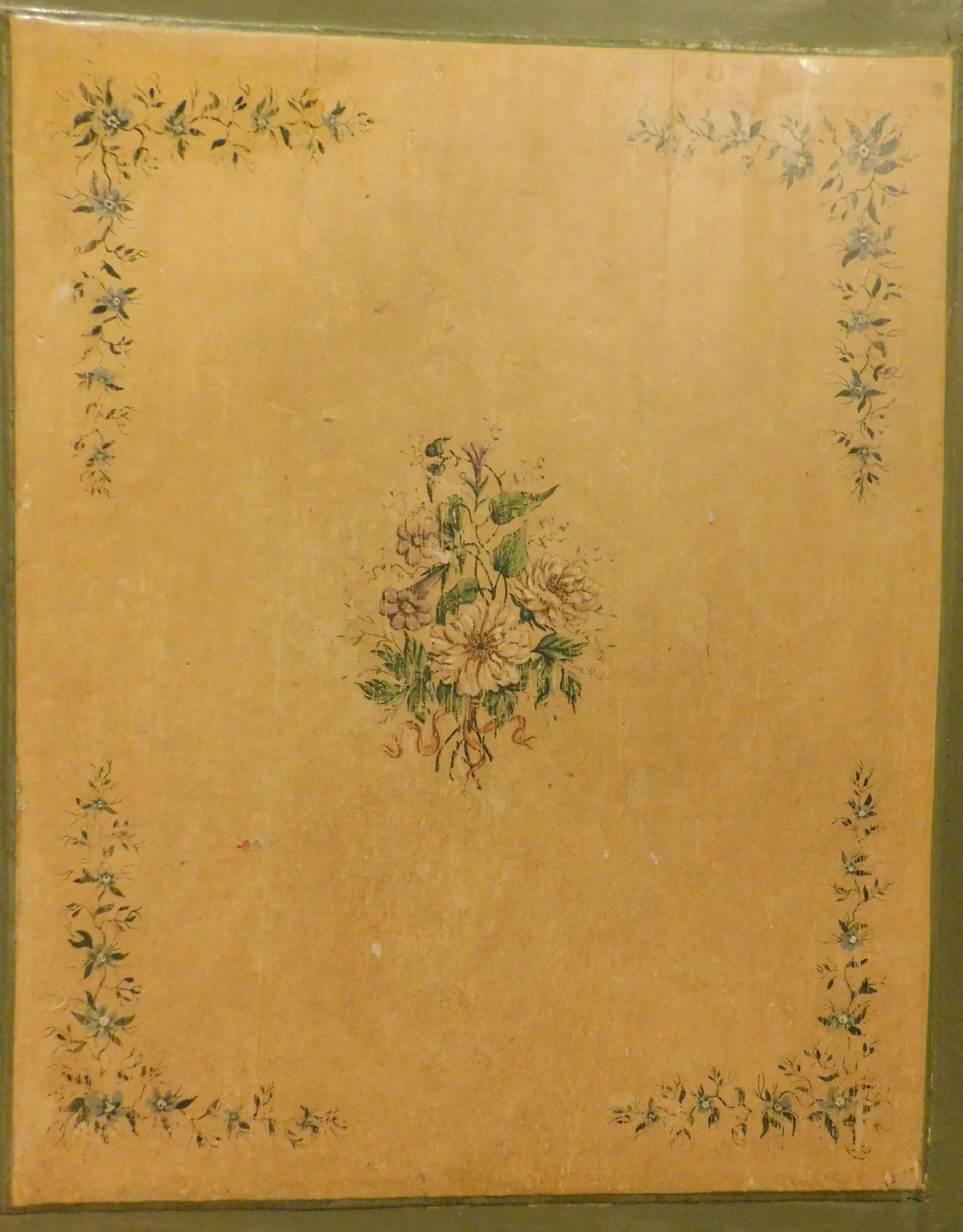 Puertas de interior nº 3, de madera ricamente pintada, de una hoja, Italia en venta 1